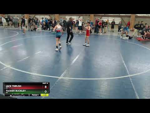 70 Lbs 1st Place Match - Jack Thrush, AZ Vs Tucker Buckley, MT 326c
