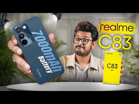 Thumbnail for realme C83 Unboxing in ಕನ್ನಡ ⚡️Dimensity 6300, HD+ LCD, 7000mAh + 15W @₹13,499