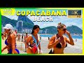 Rio De Janeiro How Is Copacabana Beach In Brazilian Summer 4K
