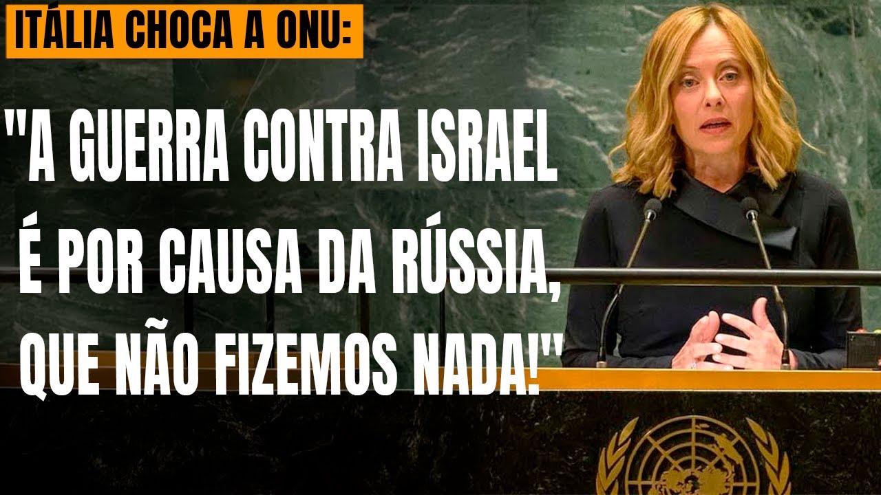 Itália Acusa a Rússia pela Guerra em Israel em Declaração Bombástica na ONU