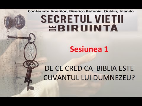 Adi Mocan | 1.De ce cred că Biblia este adevărată? | SECRETUL VIEȚII DE BIRUINȚĂ