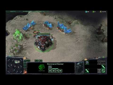 Starcraft 2 Terran Vs Zerg Desert Oasis Insane AI Part 1