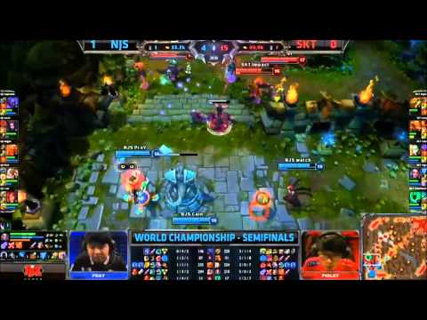 NJS Watch on Elise dodging Faker's ultimates