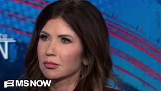 ‘She is a complete puppet’: Kristi Noem blasted for doubling down on ICE shooting in TV appearances