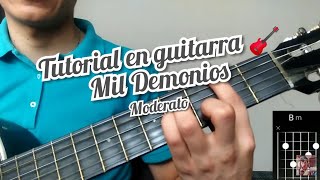 Mil Demonios Moderato Cover y como tocar la canción en guitarra