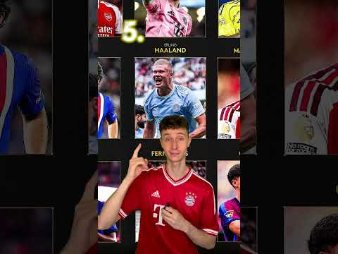 (TOP 10) Ordeno los 30 candidatos al Balón de oro PARTE 2 #balondeoro #futbol #ucl #shorts