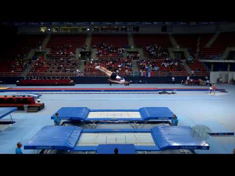 ROWLEY Isaac (USA) - 2017 Trampoline Worlds, Sofia (BUL) - Qualification Trampoline Routine 1