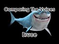 Comparing The Voices Bruce Finding Nemo