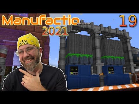Lets Play Manufactio EP 19 - Advanced Bio Generator and Creeper Acid! Automating Gunpowder!