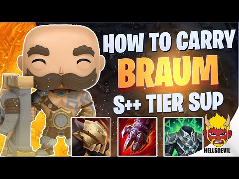 WILD RIFT | HOW TO CARRY WITH BRAUM! | Grandmaster Braum Gameplay | Guide & Build
