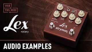 Video thumbnail for New Lex Audio Examples | Strymon by strymon