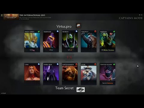 Secret vs VP Virtus Pro - TI5 - Game 1 - BO3 - The International 2015 Highlights