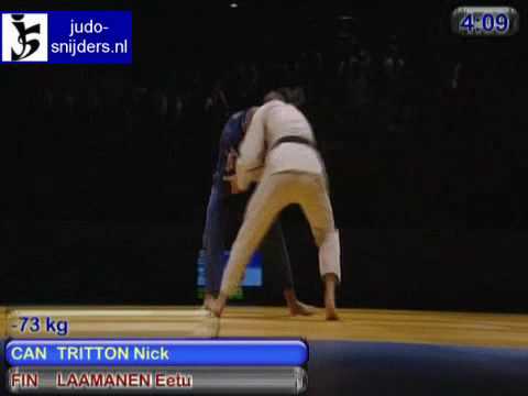 Judo 2009 Birmingham: Tritton (CAN) - Laamanan (FIN) [-73kg]