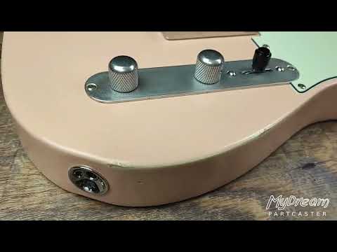 MyDream Partcaster Custom Built - Relic Shell Pink Hepcat '55 image 13
