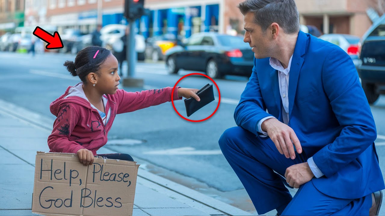 A Homeless Black Girl RETURNS A Billionaire’s Wallet, What Happens Next is SHOCKING