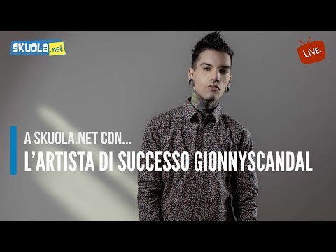 GionnyScandal ospite della Skuola Tv!