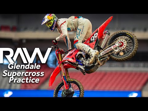 Glendale Supercross Practice RAW - Motocross Action Magazine