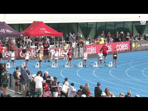 Boys U10 100m Timed Final 1: 2022/23 State Track and Field Championships