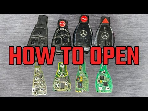 How to open Mercedes Benz keys