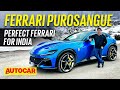 Ferrari Purosangue Review Perfect Ferrari For India Drive Autocar India