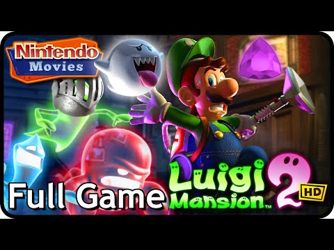 Luigi's Mansion 2 HD - Full Game 100% (All Gems, Boos, Dark Moon Pieces)