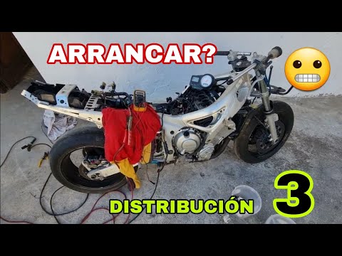 3 YAMAHA R6 TETRIS🛠️ Montar Tensor Distribución e intentar Arrancar 🚀