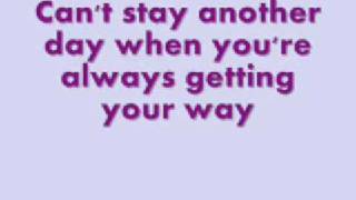 Asia Cruise - Selfish (lyrics)