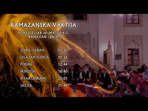 RAMAZANSKA VAKTIJA 2019. - 1. DAN - MTV IGMAN