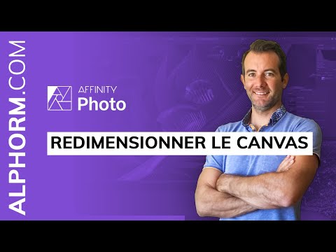 Comment redimensionner le canvas sous Affinity Photo Vidéo Tuto