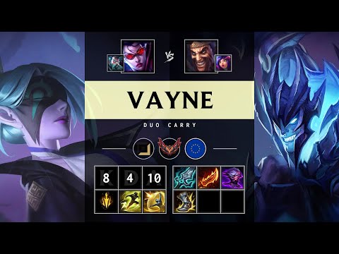 Vayne ADC vs Draven - EUW Grandmaster Patch 25.13