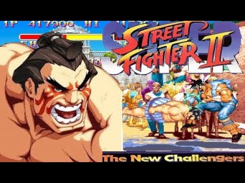 Super Street Fighter II: The New Challengers Hardest-E.Honda No Lose ALL