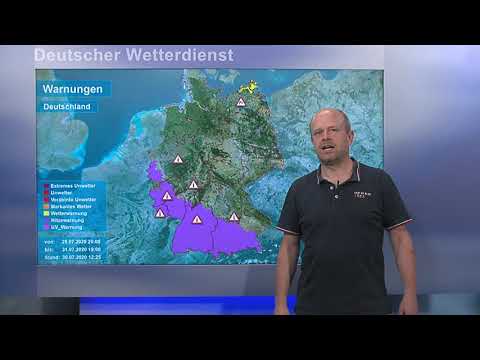 30.7.2020 Warninformation Hitze DWD