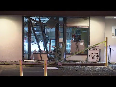 SCENE VIDEO: Minivan driver slams into Bristol bakery