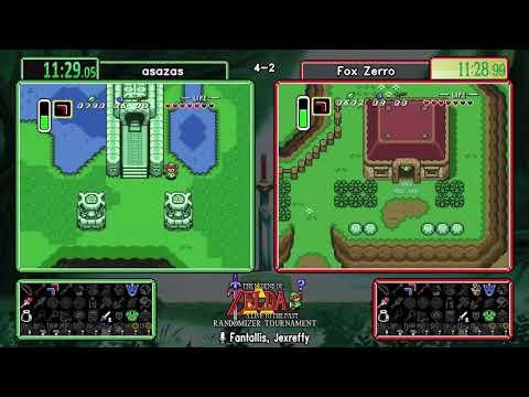 asazas vs Fox Zerro. ALTTP Randomizer Spring 2018 Tournament.