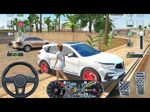 High-Performance SUV Driving in Miami 🙋🚖 City Taxi Simulator 2020 - Car Game Android Gameplay