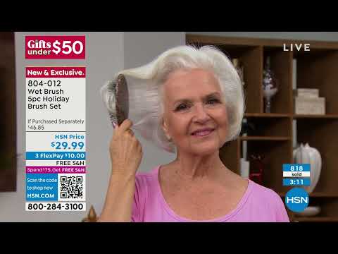 Wet Brush 5piece Holiday Brush Set