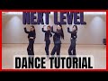 aespa 'Next Level' Dance Practice Mirror Tutorial (SLOWED)