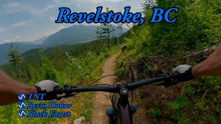 Best MTB flow trails in Revelstoke, BC - TNT and Berm Donor