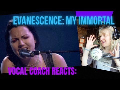 Vocal Coach Reacts to Evanescence My Immortal