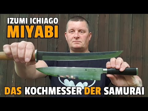 ✔ DAS KOCHMESSER DER SAMURAI - Myiabi Langmesser von Izumi Ichiago [Aktionspreis in Beschreibun
