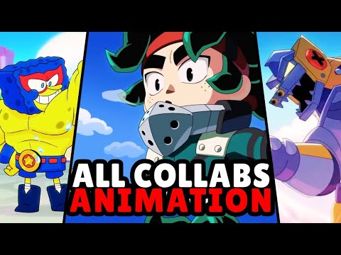 Brawl Stars All Collabs animation #brawlstars #colaboración 