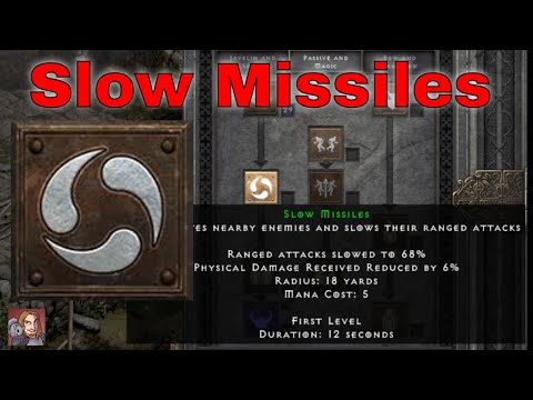 D2R Skills & Abilities - Slow Missiles (Amazon Passive & Magic Tree)