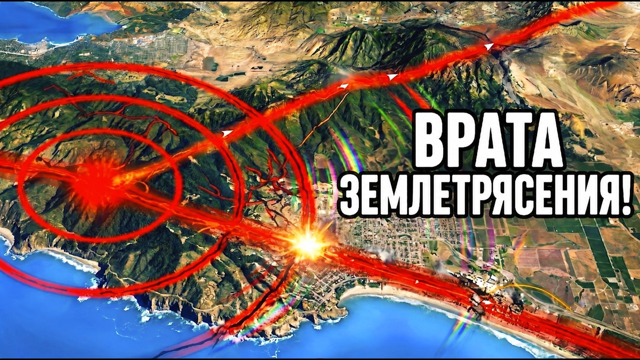 Под Калифорнией что-то опасное... Разлом снова активен!