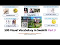 500 Essential Visual Vocabulary in Swahili language (Kiswahili): Part 3
