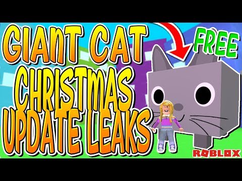 New Christmas Update Leaks In Pet Simulator Itzloopi - giant cat pet simulator update 12 leaks roblox