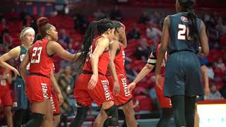 HIGHLIGHTS | SEMO WBB moves into tie for first place in the OVC with 71-69 win over UT Martin