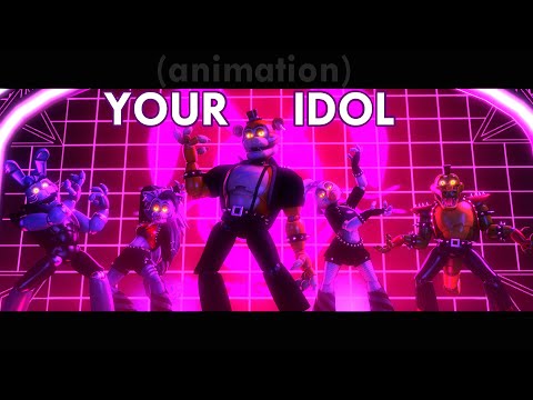 FNAF / SFM | YOUR IDOL - Saja Boys (KPOP Demon Hunters, but FNAF) !EPILEPSY WARNING!