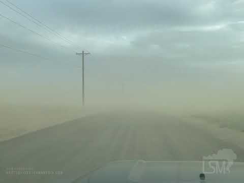 03-28-2021 Washington State, WA - Dust Storm Closes 40+ miles of I-90 in Washington State