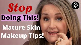 Makeup Mistakes to Avoid on Mature Skin!