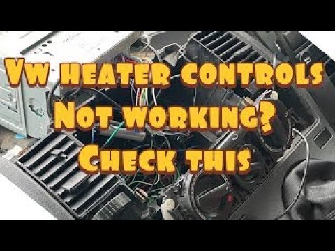 VW T5 Transporter Heater blower dial not working? You need to Check this out!
